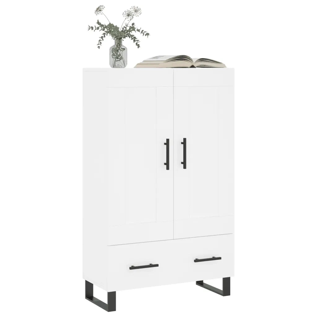 Credenza Bianca 69,5x31x115 cm in Legno Multistratocod mxl 79726