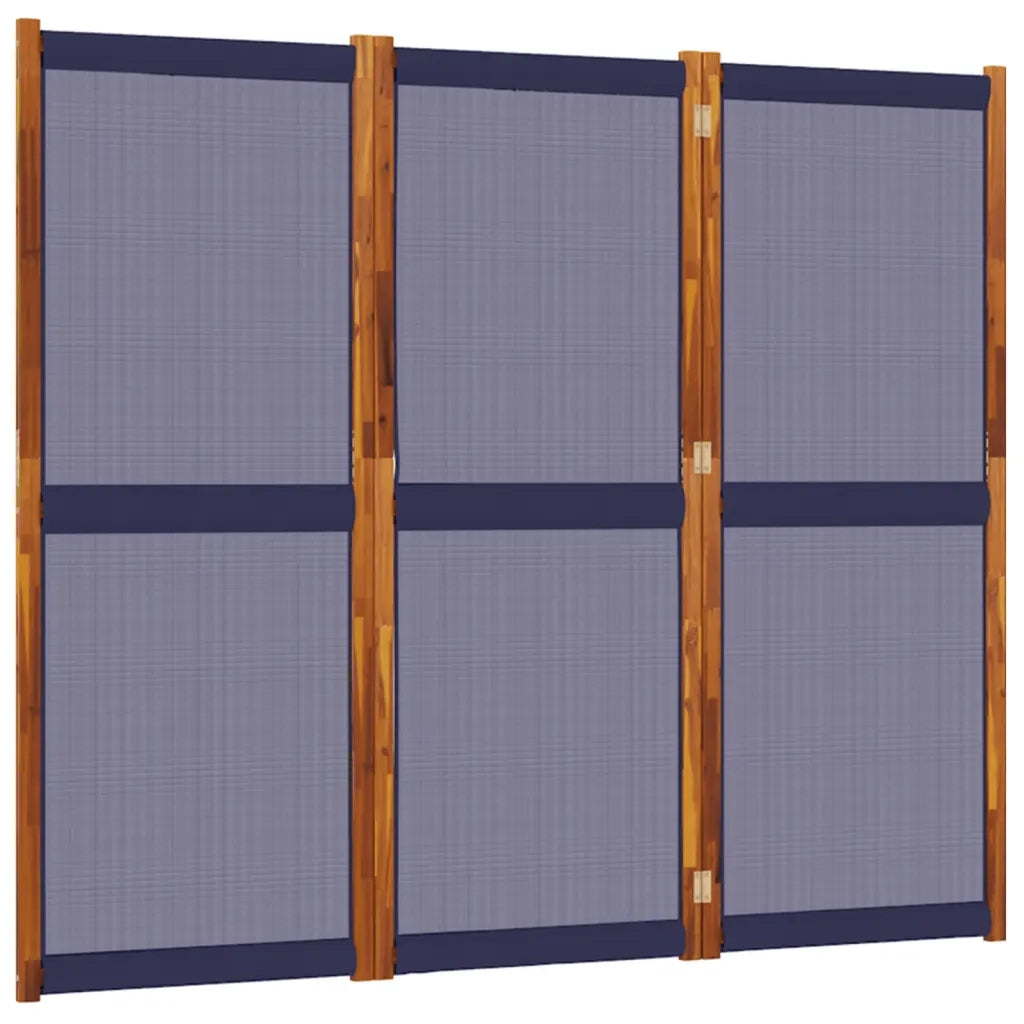 Divisorio a 3 Pannelli Blu Scuro 210x180 cmcod mxl 87637