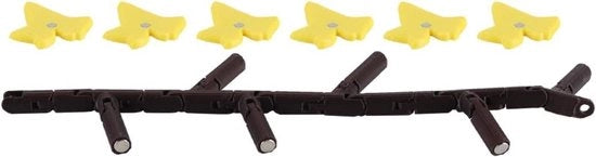 Magnet per frigorifero e cassetti, design 3D stampato con steli mobili, decorazione per la casa ufficio divertente, giallo