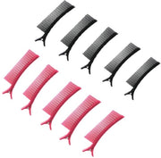 Accessori per capelli 10 pezzi - Clip per capelli con presa antiscivolo - Accessori per styling capelli - Materiale ABS di alta qualità - Utilizzo multifunzionale - Distribuzione capelli efficiente - Clip sezione