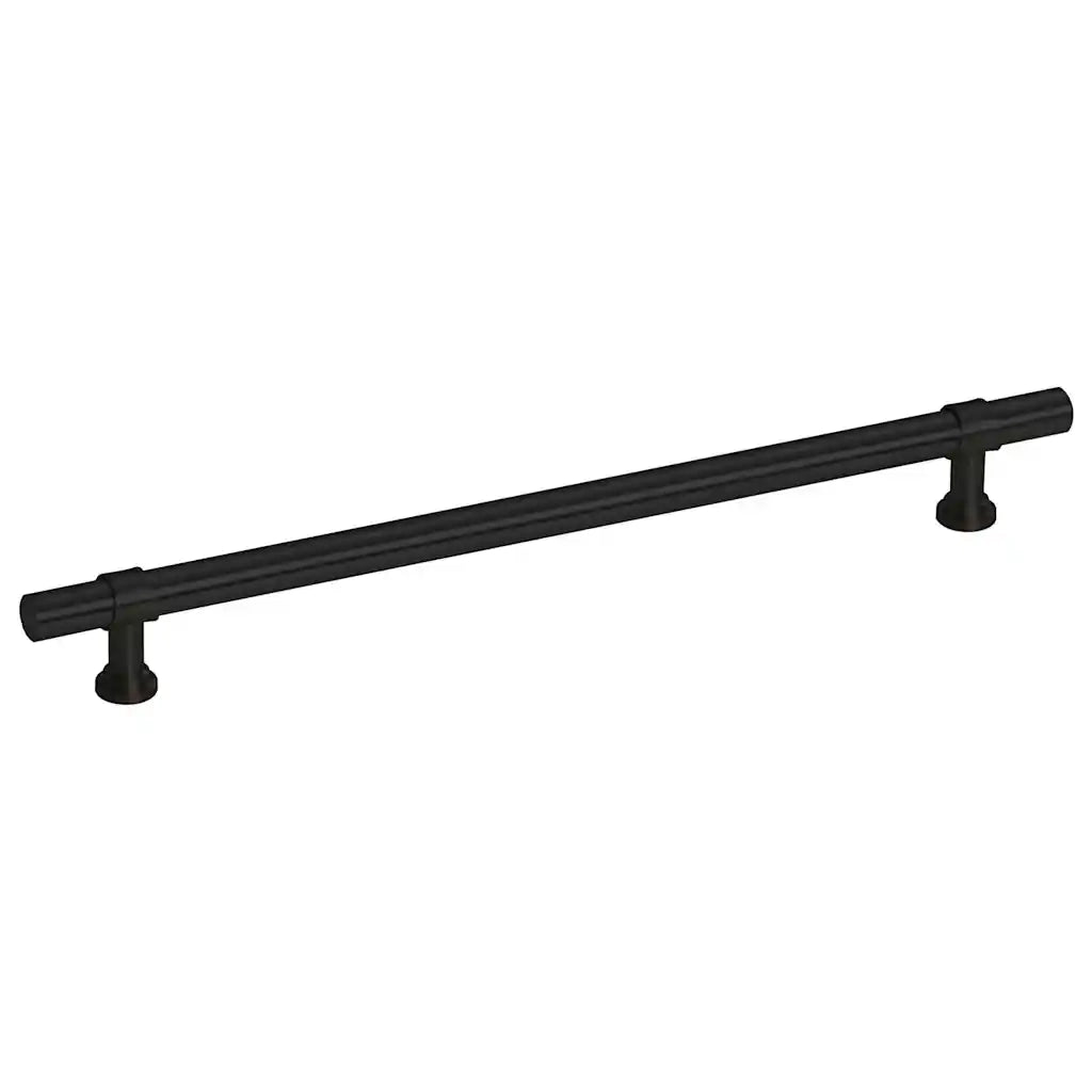 Maniglie per Mobili 5pz Nere 192mm in Acciaio Inox 155424
