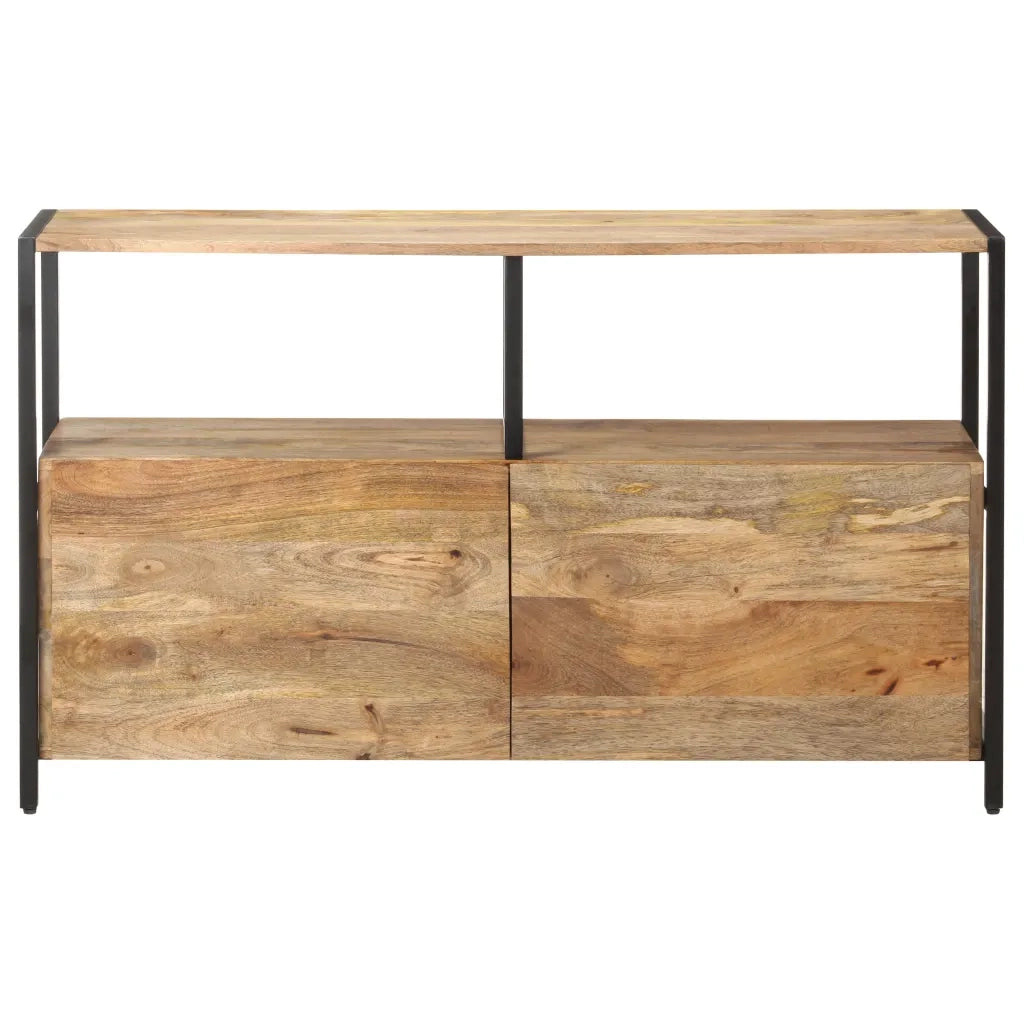Credenza | Madia | Buffet da pranzo | Armadio da pranzo 110x35x65 cm in Legno Massello di Mango