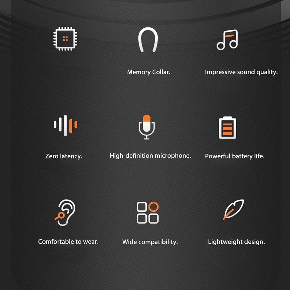 Trade Shop - Cuffie A Conduzione Ossea Bluetooth 5.3 Impermeabili Ipx6 Sportive Wireless Corsa -