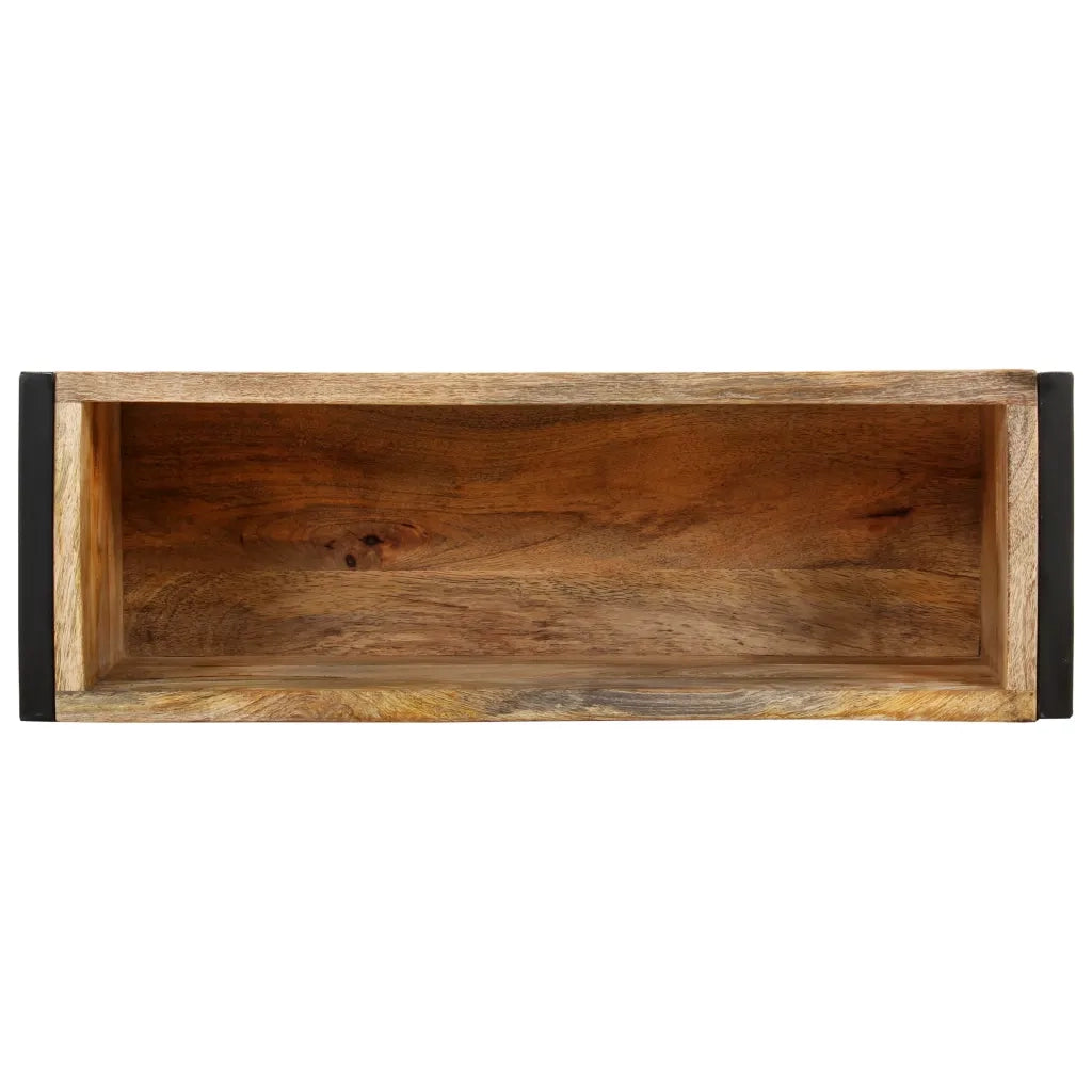 Fioriera 60x20x68 cm in Legno di Mango Grezzo