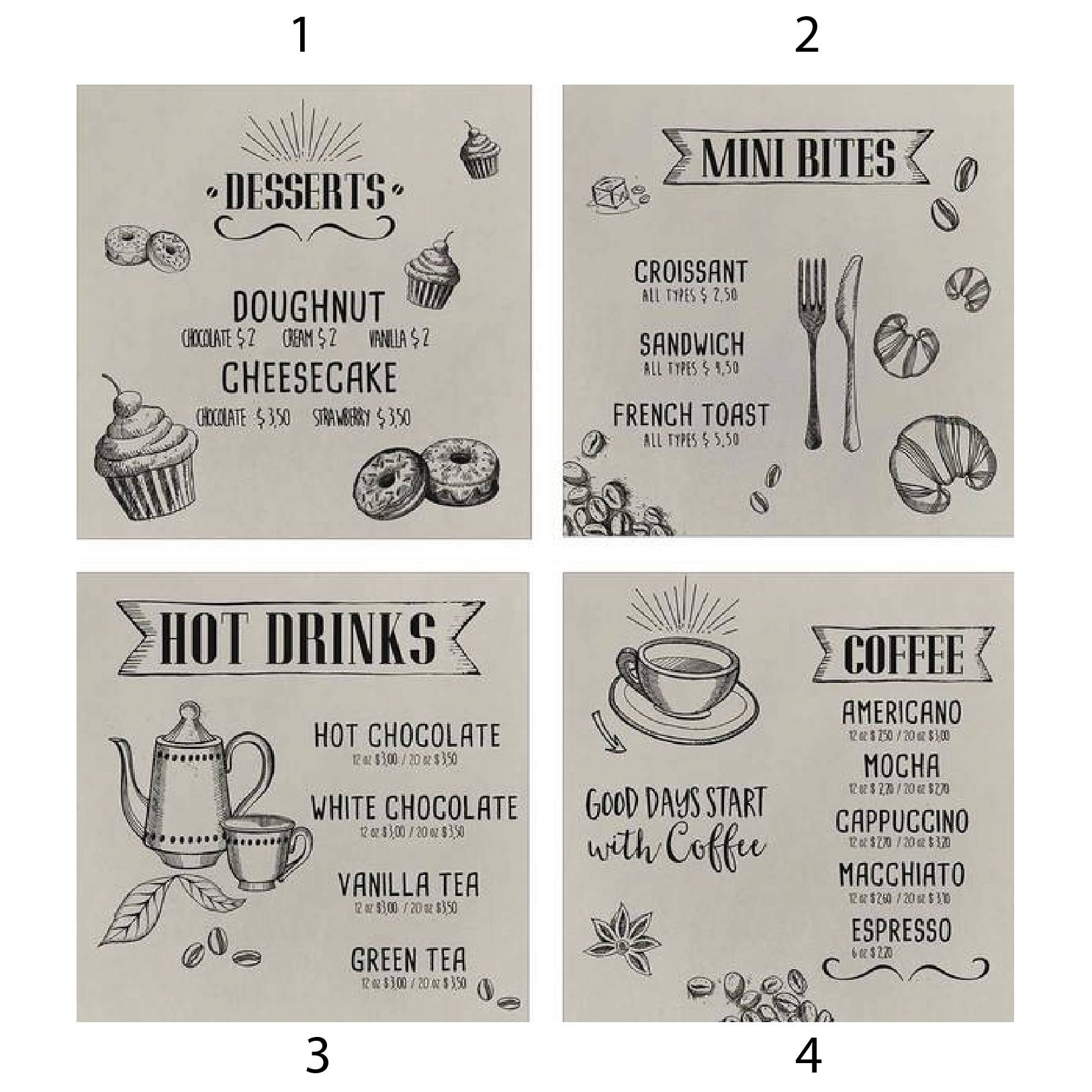 CANVAS KITCHEN BLACKBOARD