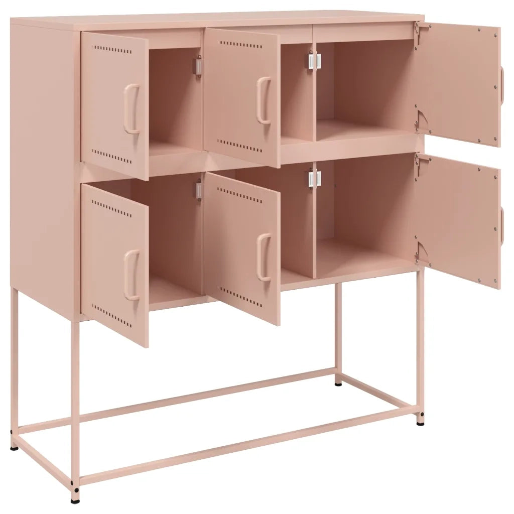 Credenza Rosa 100,5x39x107 cm in Acciaio 846597