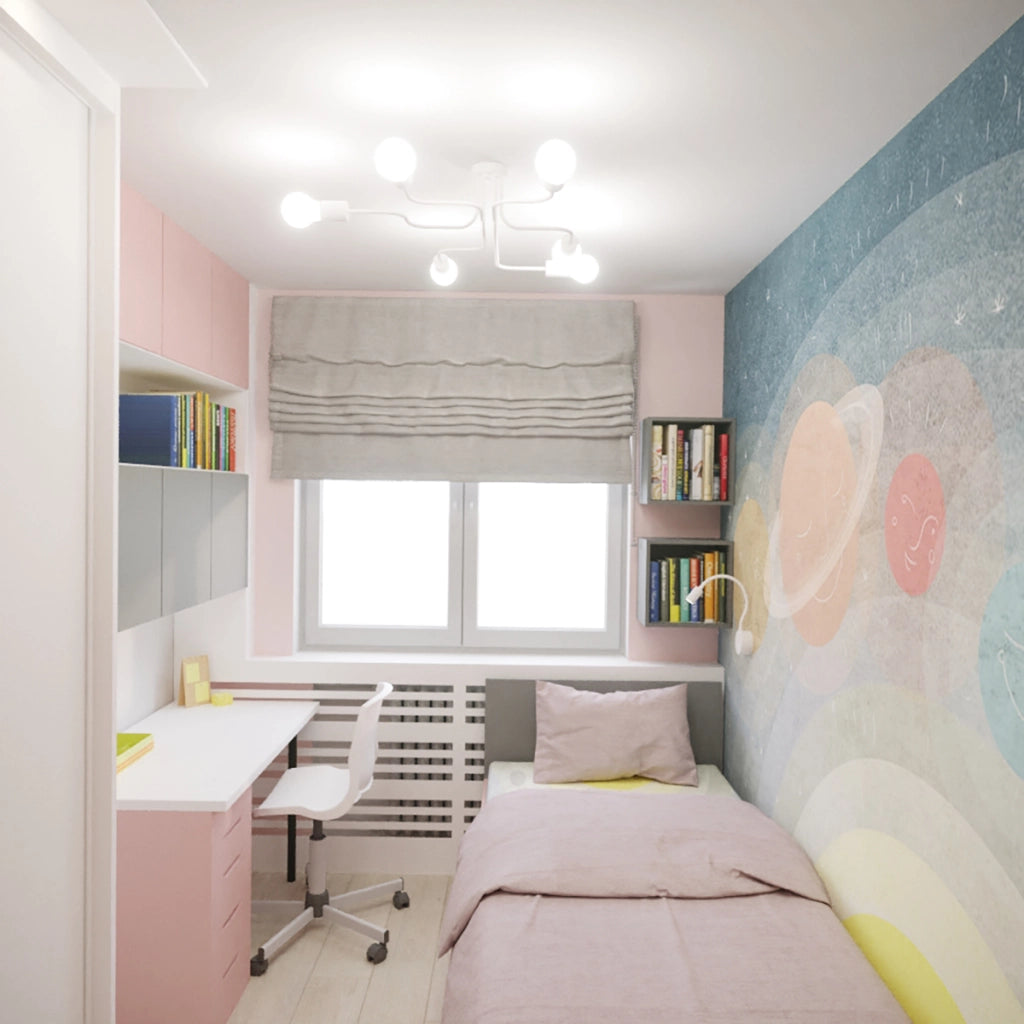 VECTOR Lampada da soffitto 4x15W LED E27 Acciaio Industriale Illuminazione moderna Bianco