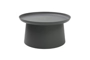Tavolino moderno in polipropilene grigio