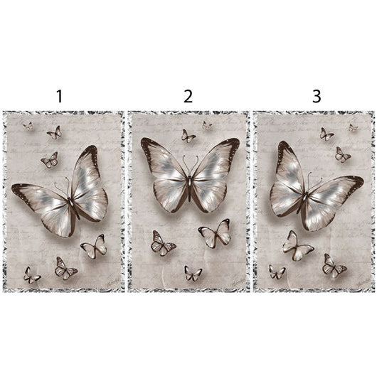 MONDIE  31X46 BUTTERFLIES SHAB