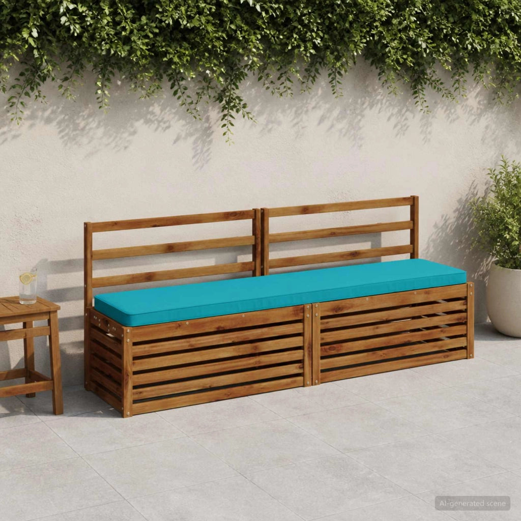 Cuscino per Panchina a 1 Pezzo VUGHT 100% Poliestere Turchese 951512
