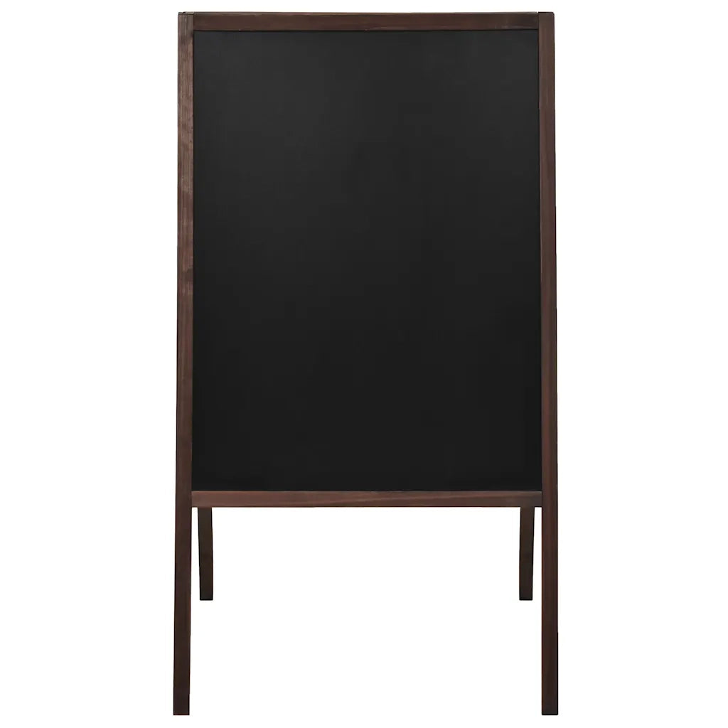 Lavagna Bifacciale con Cavalletto in Legno di Cedro 60x80 cm 246428