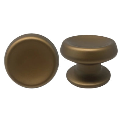 POMOLO X PORTONE 166 SAGUATTI  ALLUMINIO BRONZO SATINATO D.MM 80 BASE D.MM 70