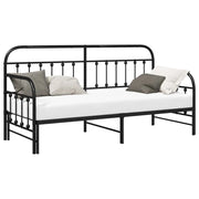 Letto singolo | Letto per adulti | Struttura per letto di giorno Nero 80 x 200 cm