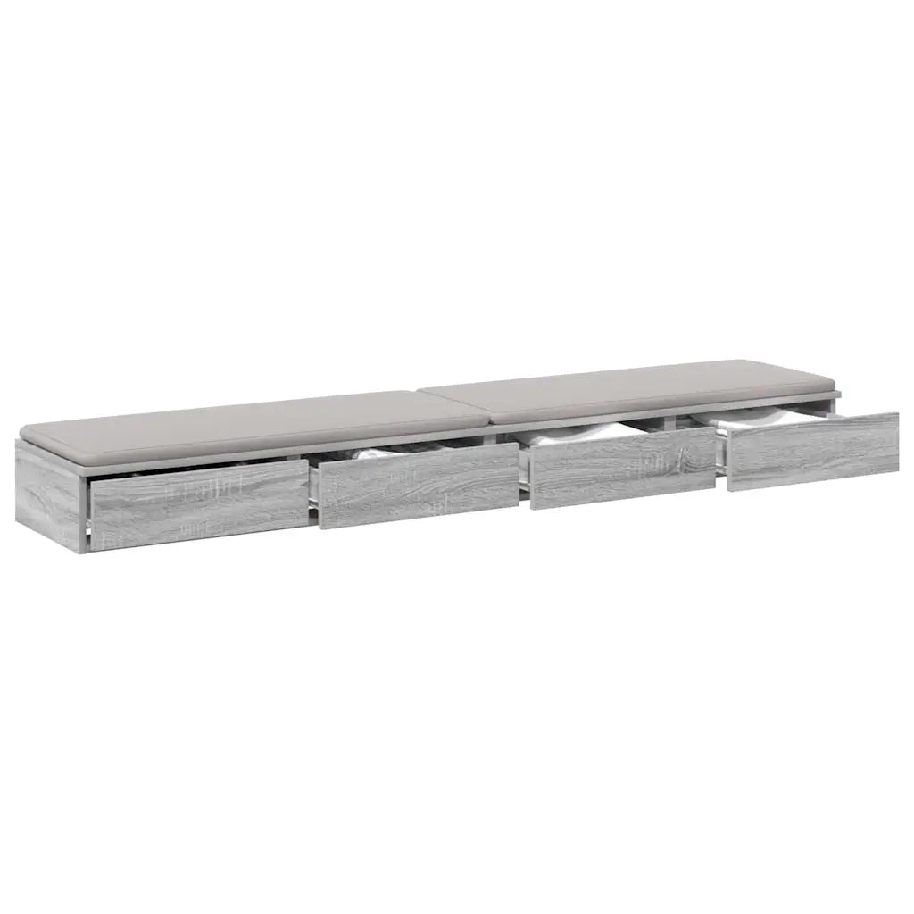 Cassetti per letto Grigio Sonoma 200 x 36,5 x 16,5 cm 866920