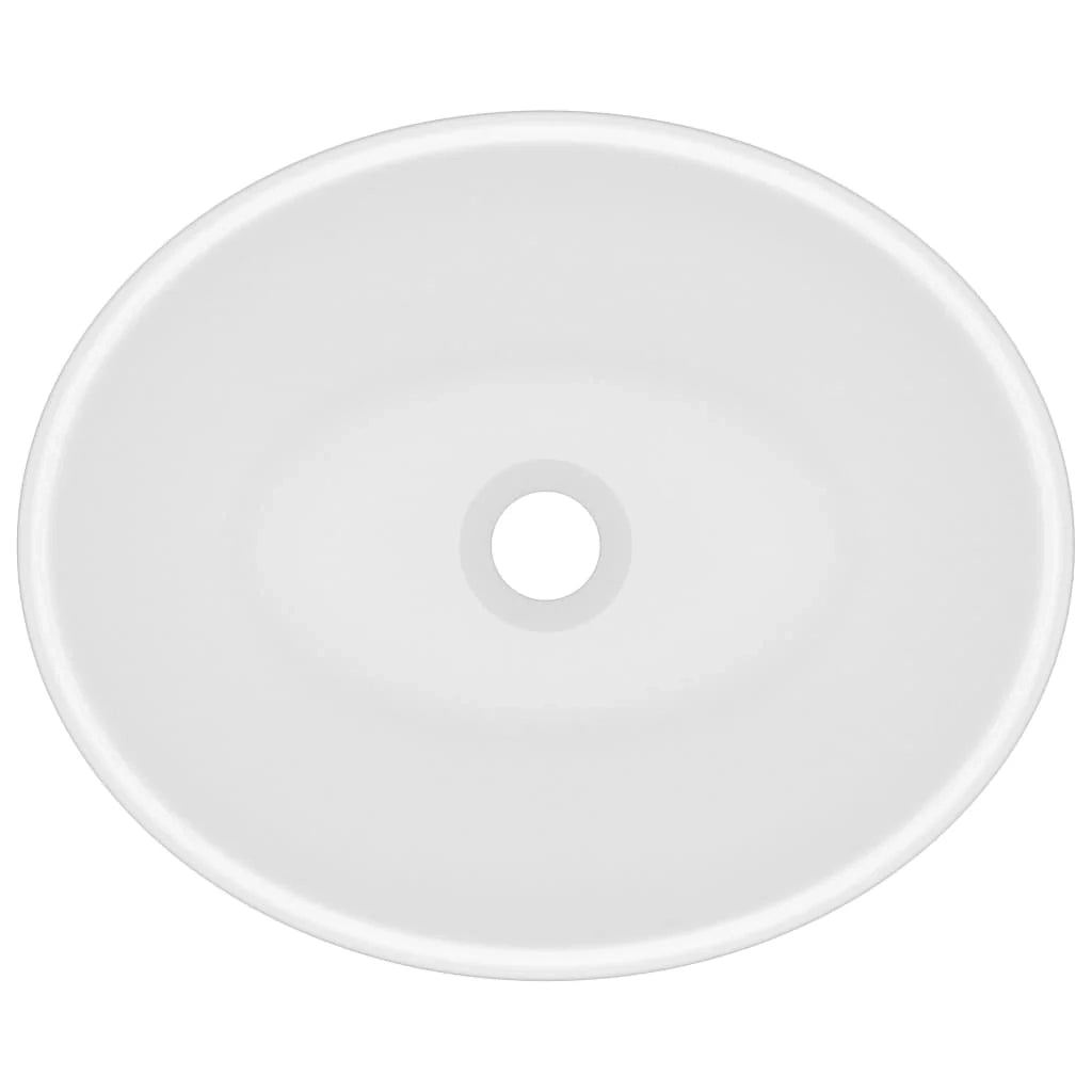 Lavabo ovale di lusso 40 x 33 cm in ceramica bianco opaco 02_0002663