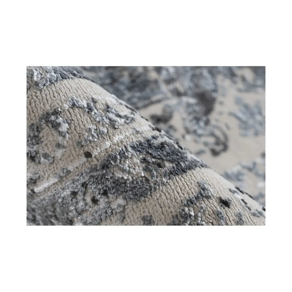 Tappeto 230x160cm, design E209E colore argento - Comfort ed eleganza per il tuo interno