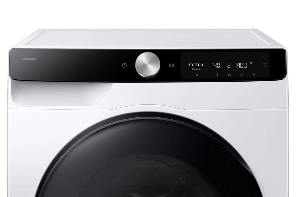 Samsung WD11DG6B85BKU3 Lavasciuga a carica frontale 11-6 kg 1400 rpm Classe a (lavaggio) - D (lavaggio + asciugatura) AI Control Ecodosatore Vapore Igienizzante Wi-Fi (85x60x60 cm) Bianco