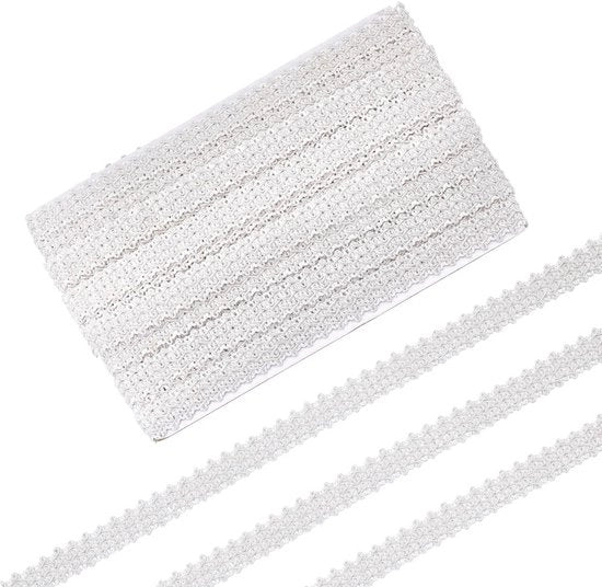 Trimma decorativo a mano - Velluto a nastro - 11,5 metro - Grigio elegante - Decorativo bordo