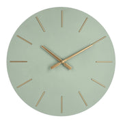 Orologio da Parete Rotondo in MDF con Dettagli Dorati 60cm - TIME