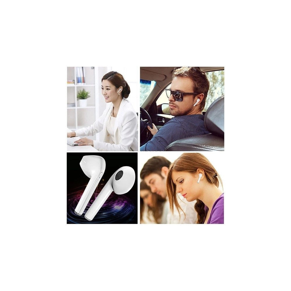 Trade Shop - Auricolare Singolo Hbq-i7r Bluetooth V4.1+edr Per Android Ios Cuffie Sport -