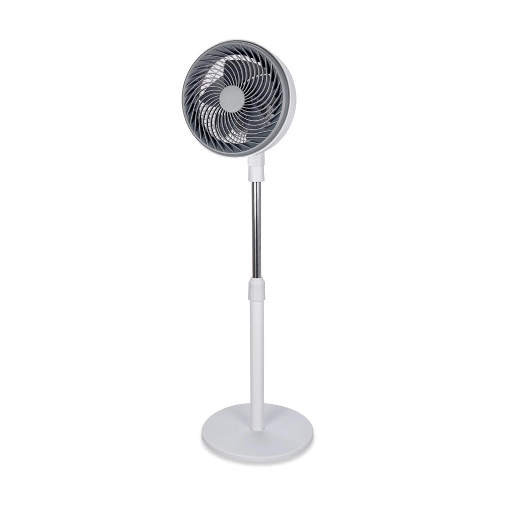 Trade Shop - Ventilatore A Piantana 90 W Con Motore Cca 3 Velocità Altezza 100cm 5 Pale Da 10" -