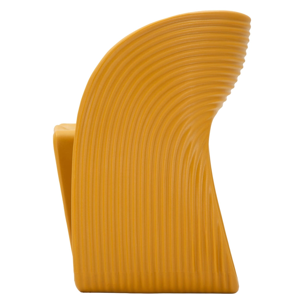 Poltroncina Galire, Poltrona Adatto per Indoor/outdoor, 59x79x68h cm Arancione Senape