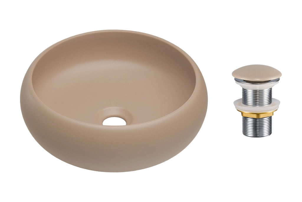 Set lavabo con tappo click-clack Lavabi da appoggio 36 x 1401 x 36 cm