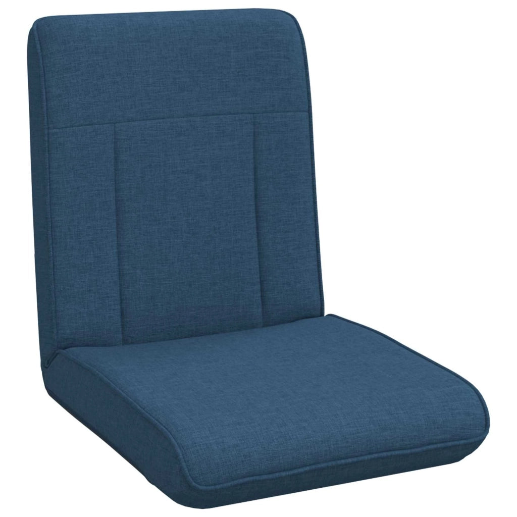 Sedia a pavimento regolabile Blu Tessuto