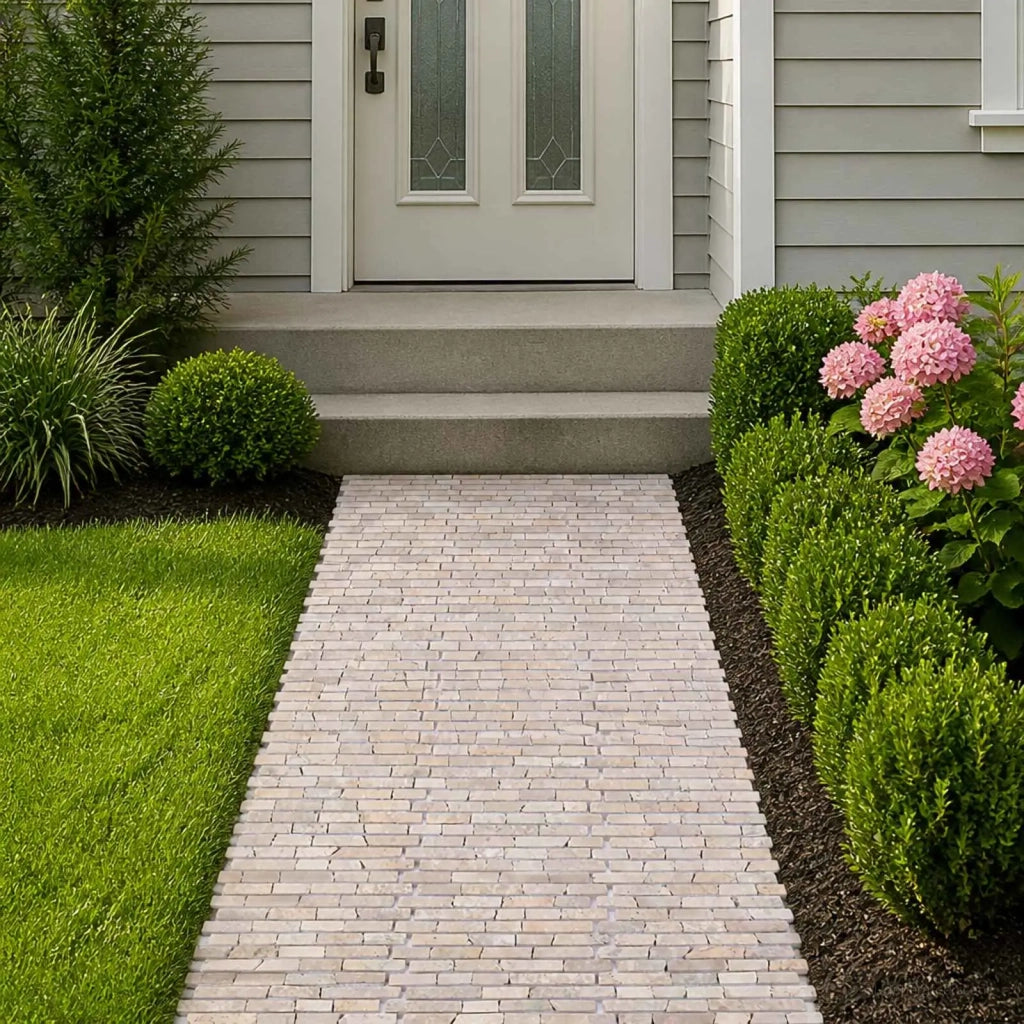 Piastrelle Mosaico Crema 30 x 30 cm Marmo 42033523