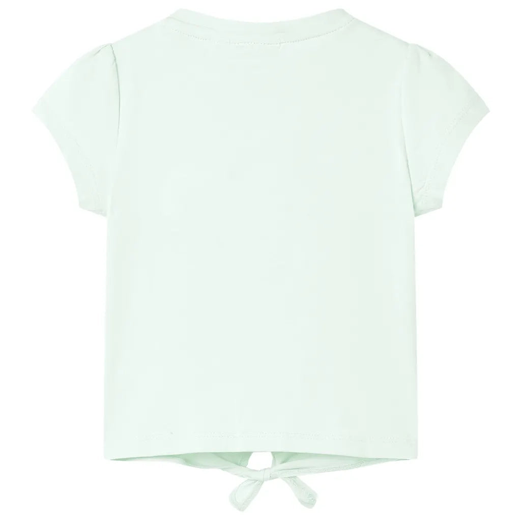 Maglietta da Bambina Menta Chiaro 140 10708