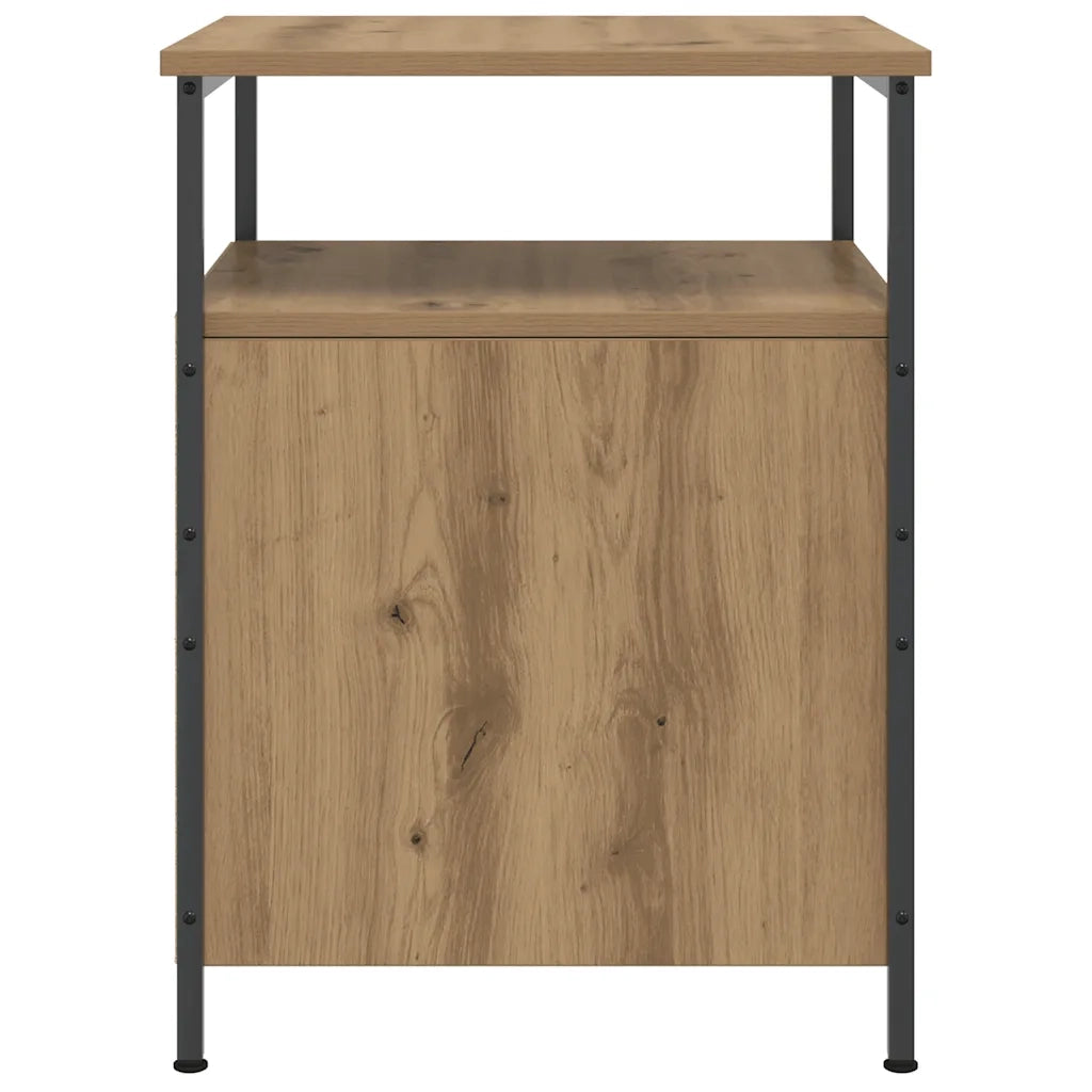 Comodino Rovere Artigianale 44x45x60 cm in Legno Multistrato