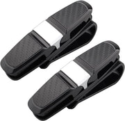 Portiere per occhiali 180° di rotazione - Ombreggiatore automatico per auto - Ombreggiatore per due paia - Adesivo autoattacco - Realizzato in ABS
