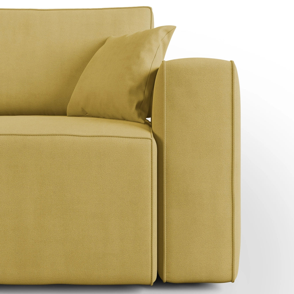 Morfeo Divano in tessuto impermeabile 180 cm  giallo