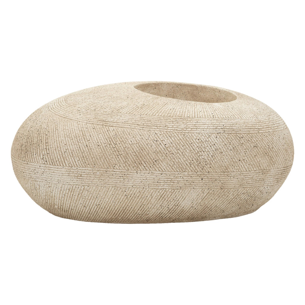 Gaga, Vaso Finitura Effetto Marmo, Bianco Marmo