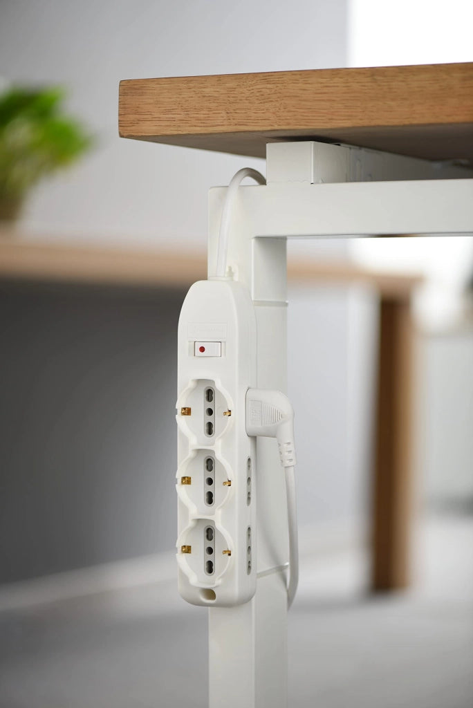 Multipresa Bipasso con Schuko con Termico Electraline Bianco Posti 9 2P