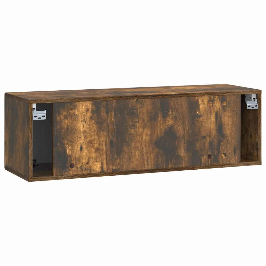 Mobile Porta TV da Muro Rovere Fumo 98 x 31 x 30 cm 899410