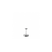 Lampada a led da tavolo Swap mini pro cromo lucido ricaricabile e dimmerabile