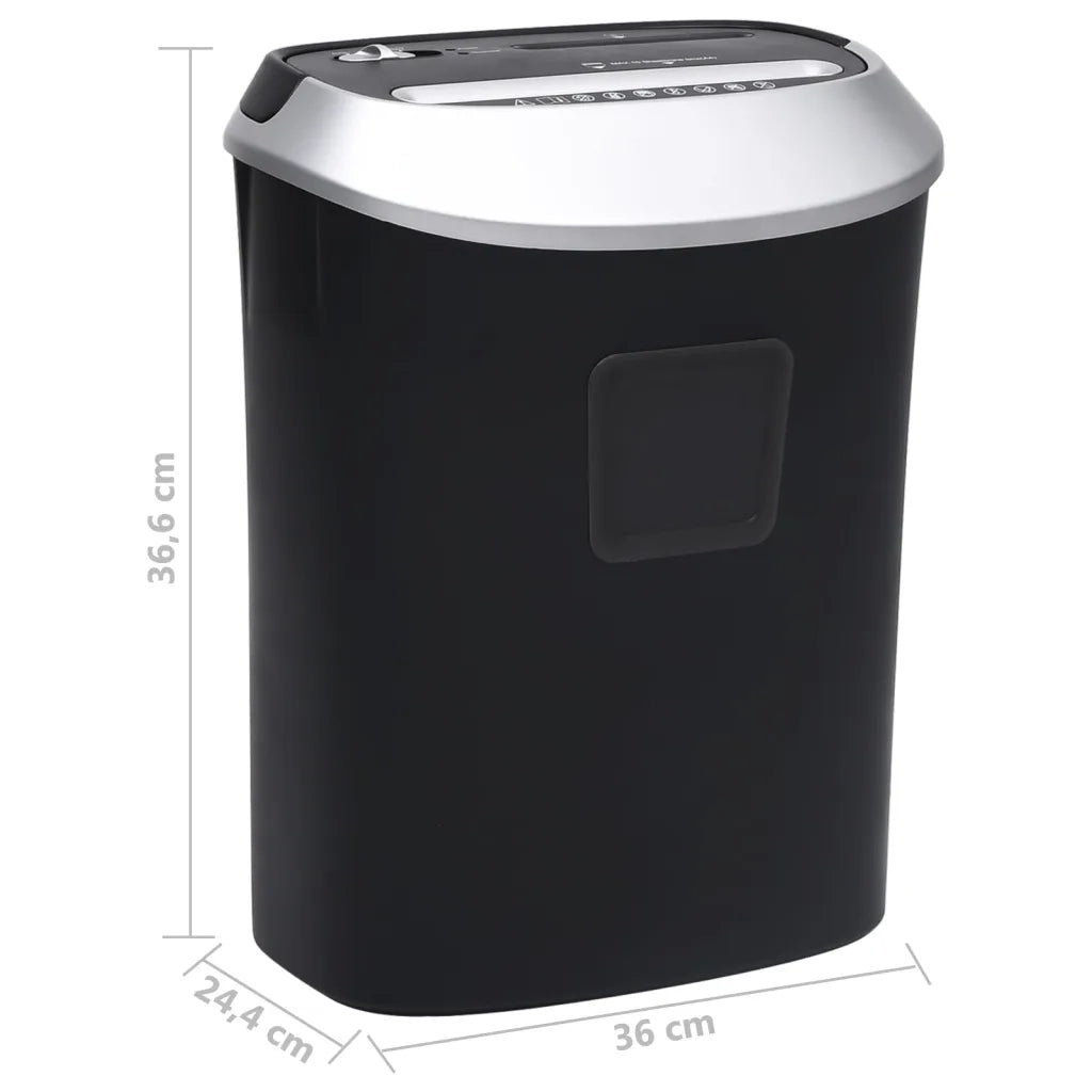 Tritadocumenti 10 Fogli Taglio Trasversale Nero CFW3109570