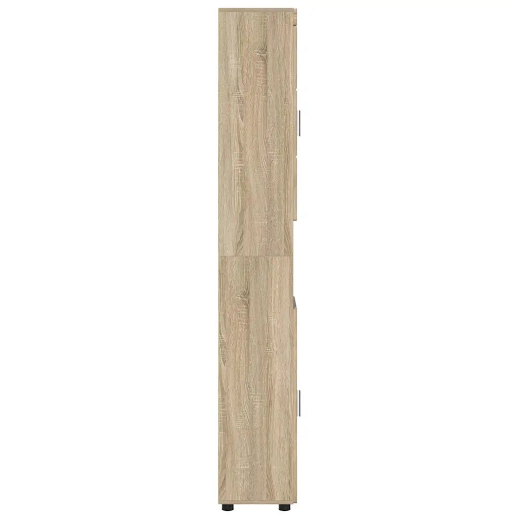 Set di Armadi da Bagno TULUM Rovere Sonoma 37 x 31,5 x 203 cm 880353
