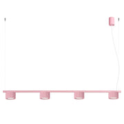 Lampadario AURA 4 rosa Gx53