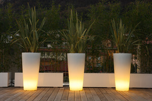 Vaso Luminoso Ø37,5x102 cm in Resina Arkema Tondo 102 SL