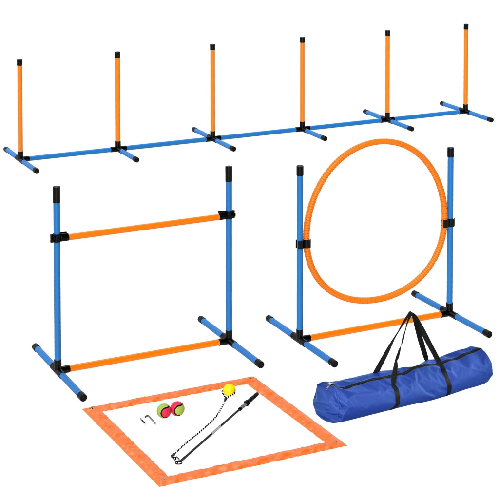 Set Agility 7 Pezzi per Cani ¨C zephmum ¨C H¨¹rde Tunnel Slalom