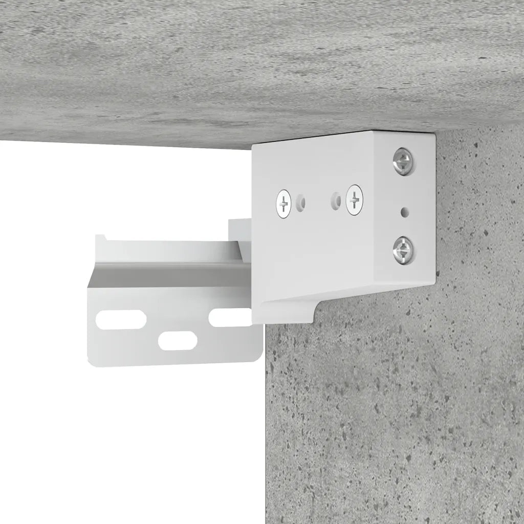 Set Porta TV 3 pz Grigio Cemento in Truciolato  cod mxl 30250