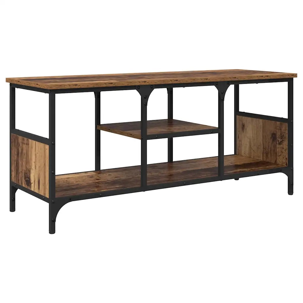 Mobile TV-Credenza per TV-Console TV Legno vecchio 100 x 35 x 45 cm