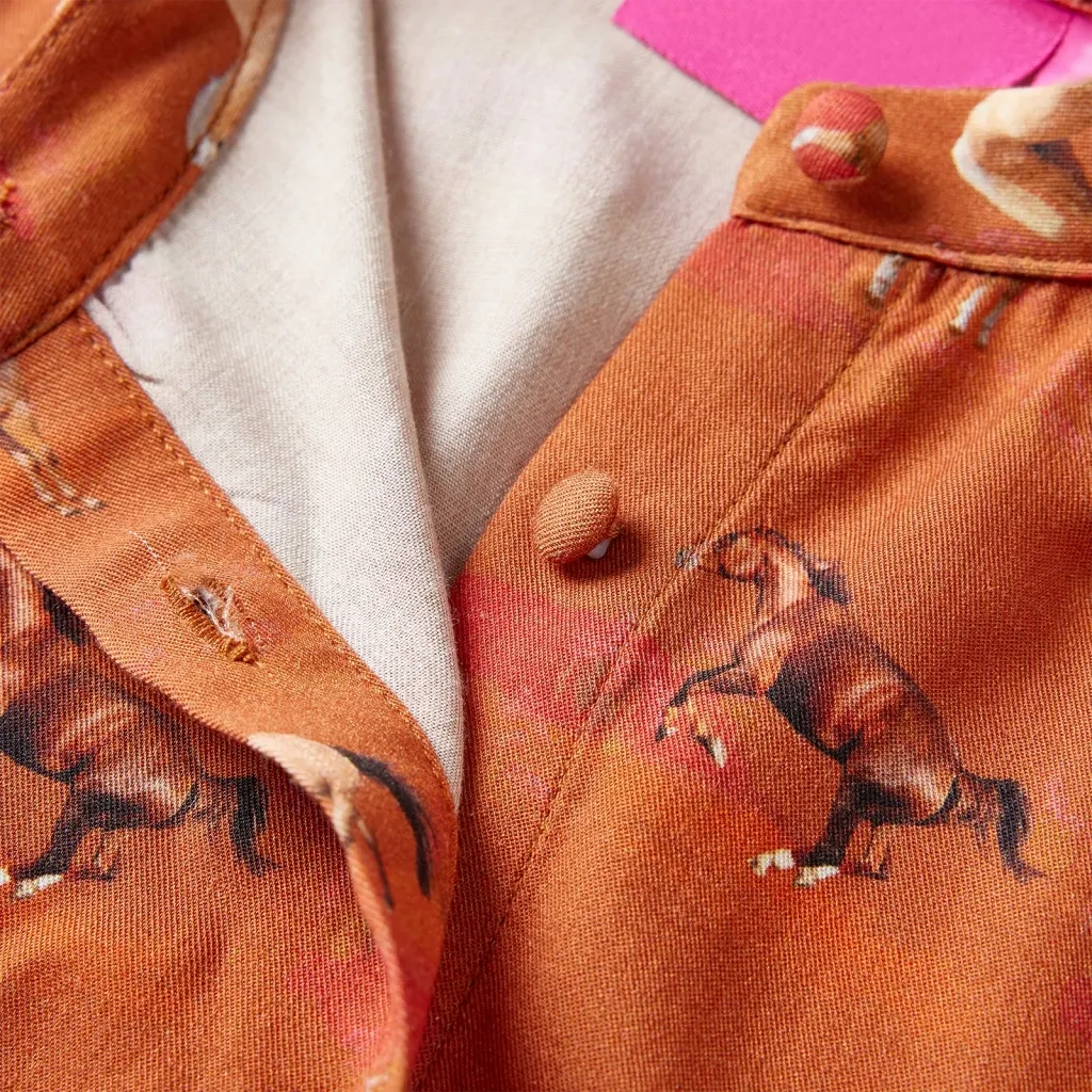 Abito da Bambina Cognac 116 15063
