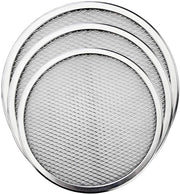 Pizzascherm 3-delig, antiaanbakbakplaat in alluminio, per forni, grills, diametri 10, 12, 14 pollici.