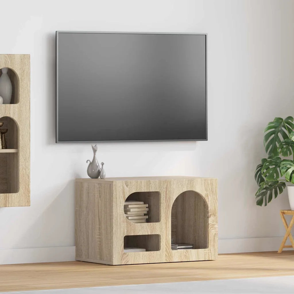 Mobile TV Rovere Sonoma 60 x 35 x 40 cm Legno multistrato 891286