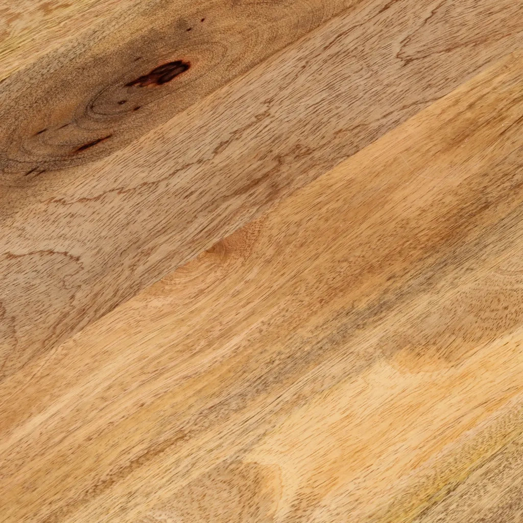 Piano Tavolo 100x40x2,5 cm Ovale in Legno Massello di Mango