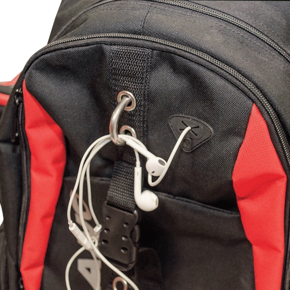 Plano 563tb zaino portautensili porta attrezzi a doppia apertura, tasche per tablet, cavi e minuterie, schienale imbottito e traspirante