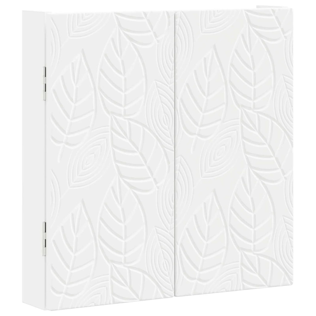 Armadio per Dartboard DELFT Bianco 52,5 x 10,5 x 53,5 cm 897105